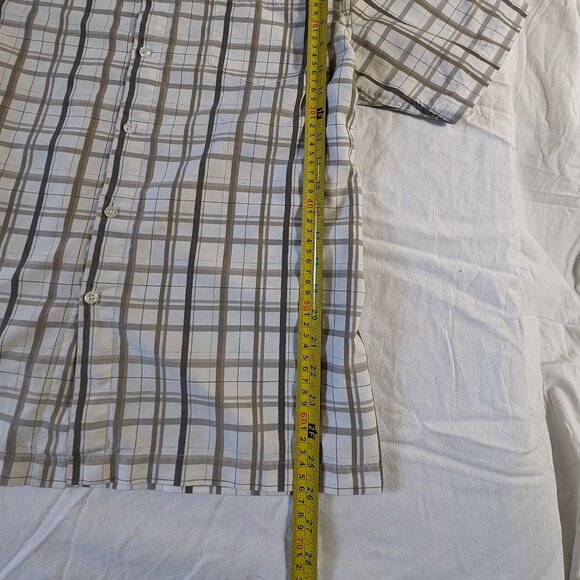 NEVADA MEN'S BUTTON UP FRONT SHORT SLEEVE SHIRT COLLAR NECK SIZE MEDIUM CASUAL - Picture 8 of 16